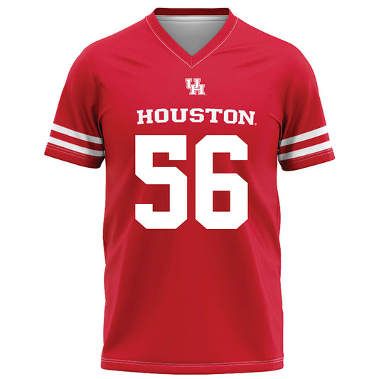 Houston - NCAA Football : Jacob Garza - Red Football Jersey-0