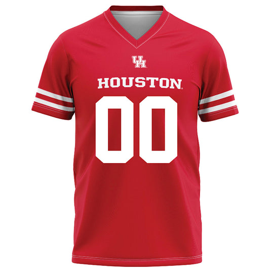 Houston - NCAA Football : Travis Buhake - Red Football Jersey-0