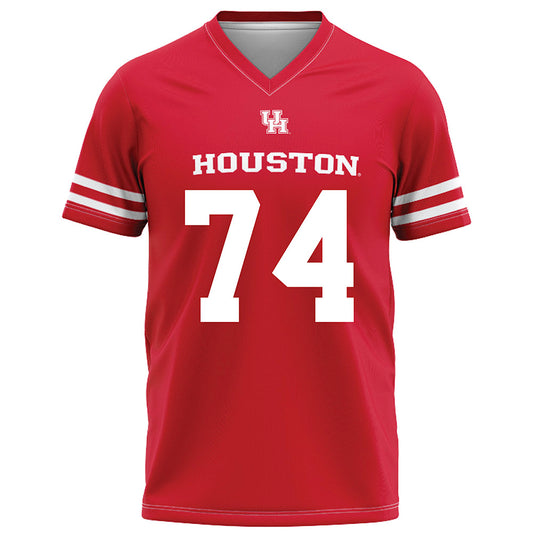 Houston - NCAA Football : Matthew Wykoff - Red Football Jersey-0