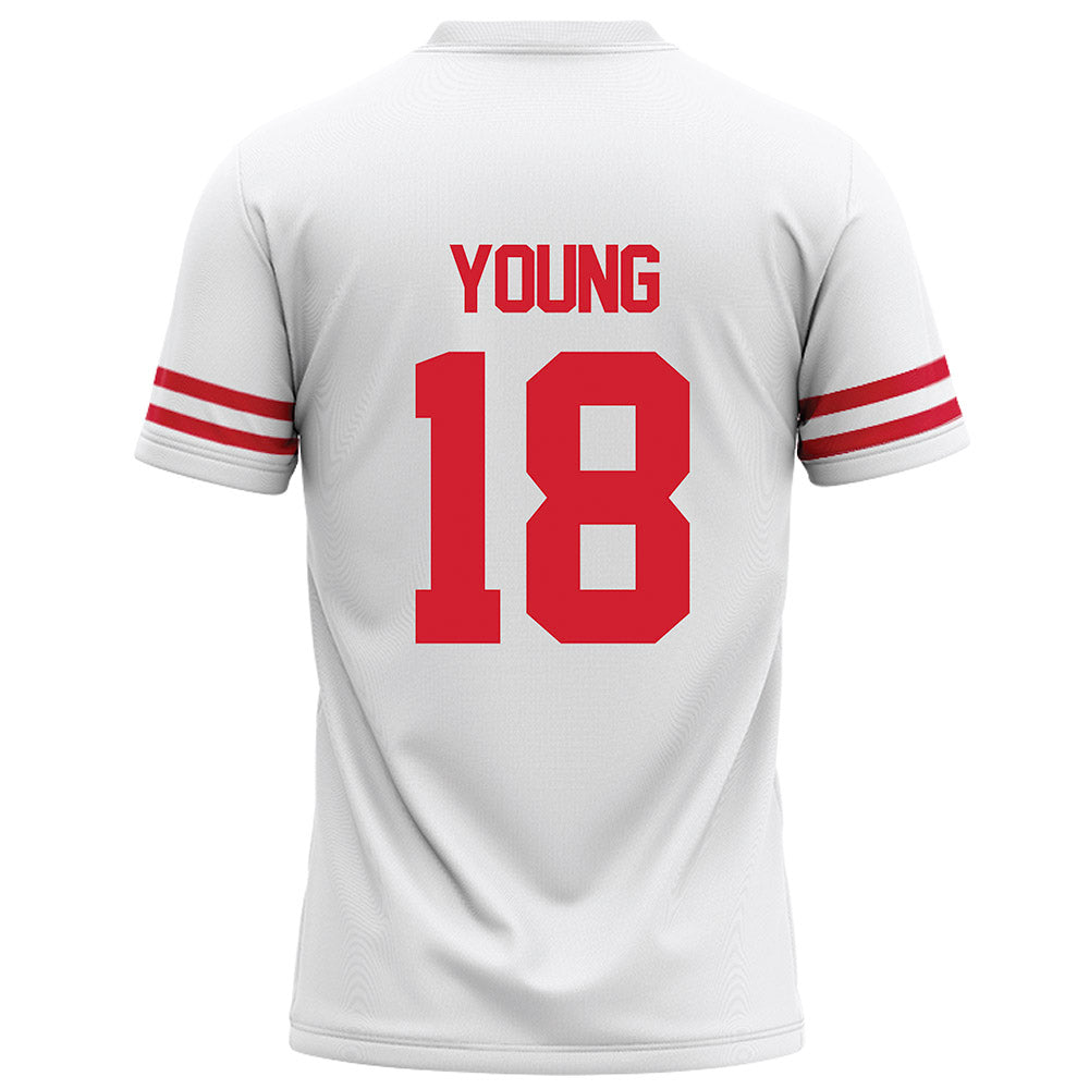 Houston - NCAA Football : Koby Young - White Football Jersey-1