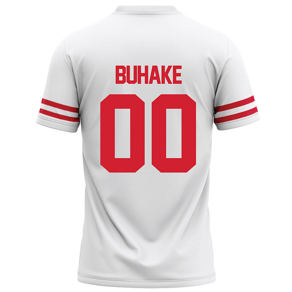 Houston - NCAA Football : Travis Buhake - White Football Jersey-1
