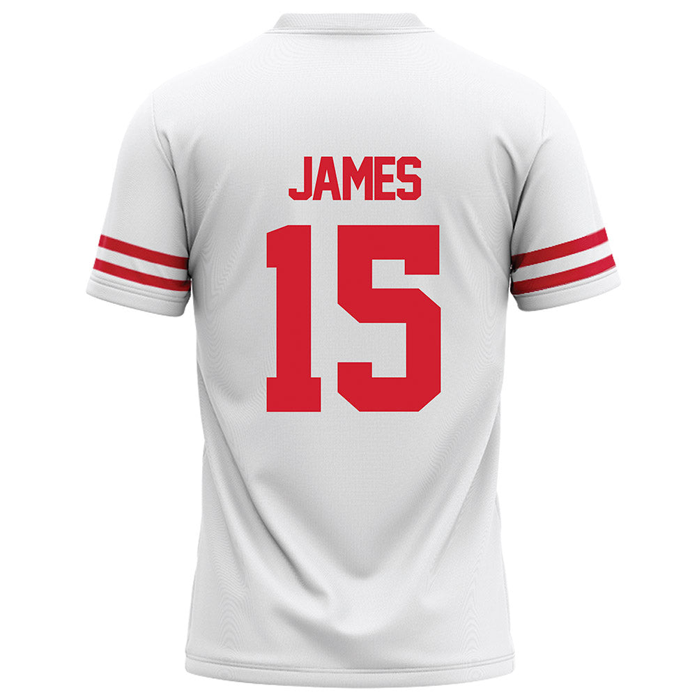 Houston - NCAA Football : Will James - White Football Jersey-1