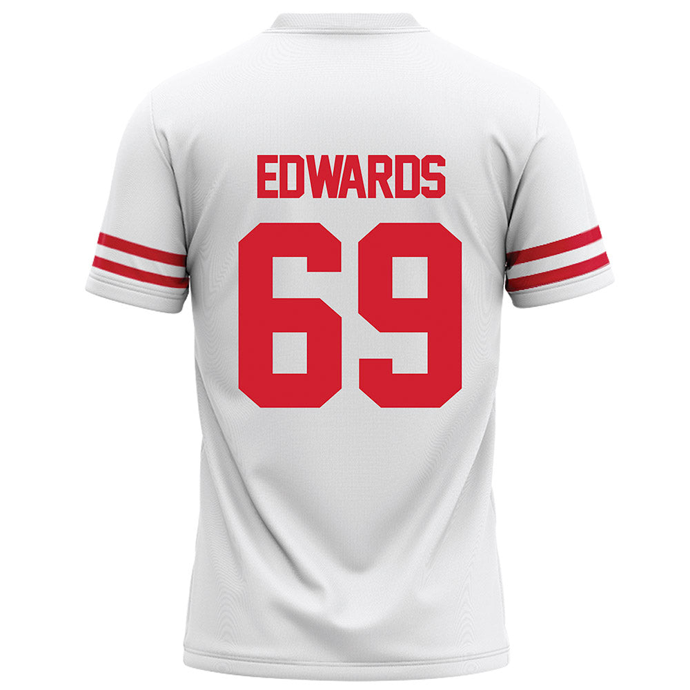 Houston - NCAA Football : Weston Edwards - White Football Jersey-1
