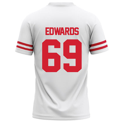 Houston - NCAA Football : Weston Edwards - White Football Jersey-1