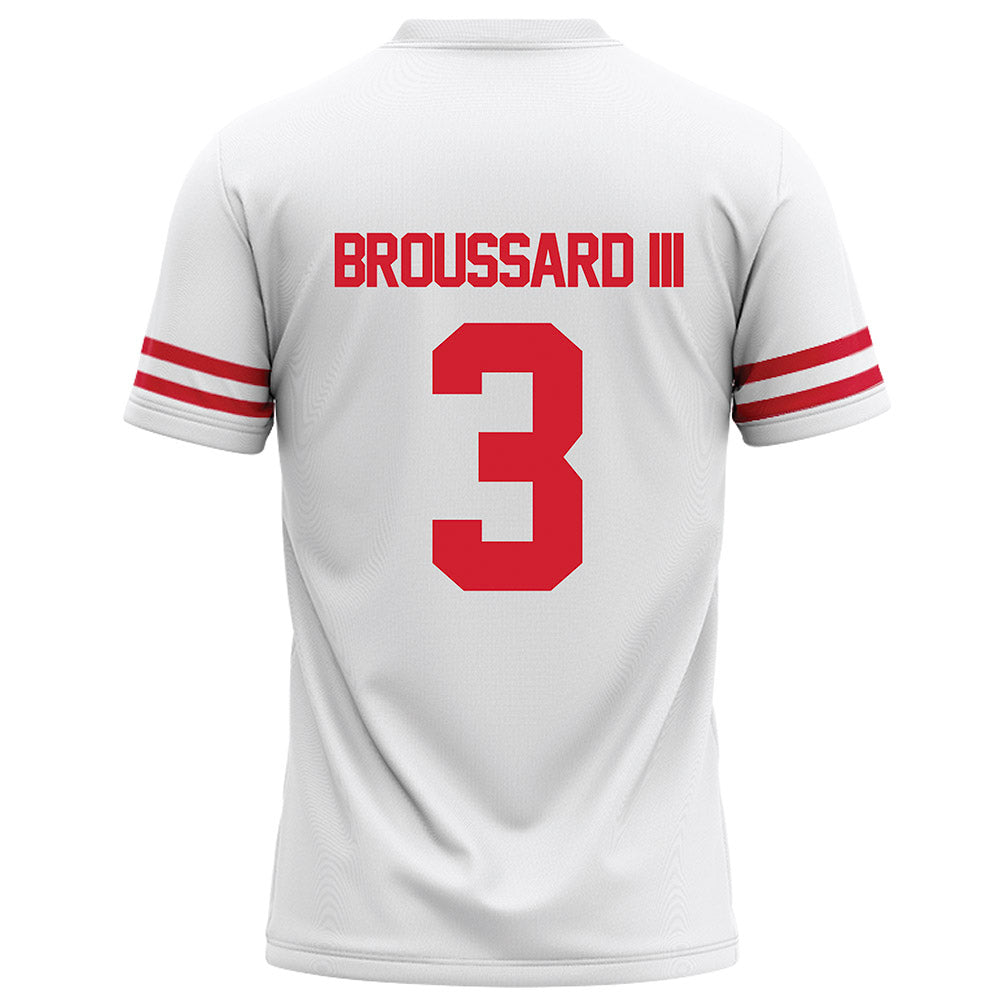 Houston - NCAA Football : Harvey Broussard III - White Football Jersey-1