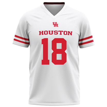 Houston - NCAA Football : Koby Young - White Football Jersey-0