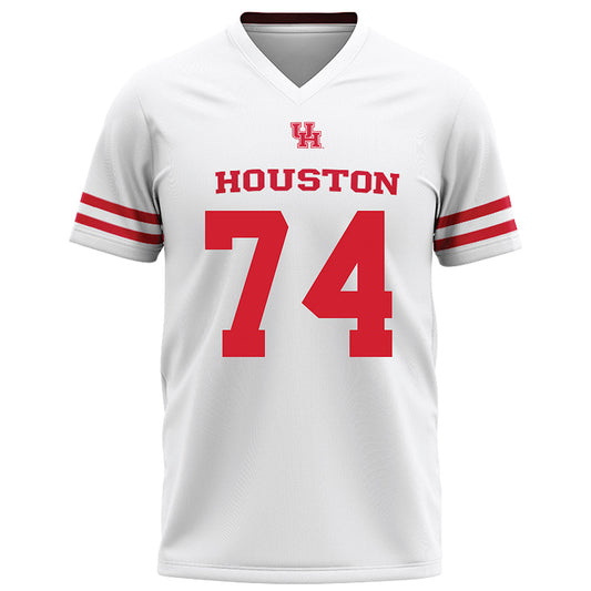 Houston - NCAA Football : Matthew Wykoff - White Football Jersey-0