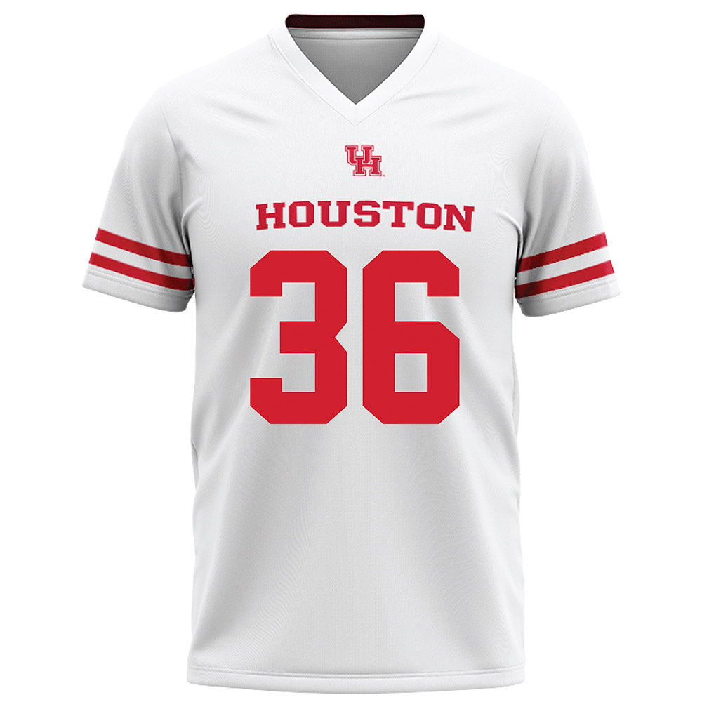 Houston - NCAA Football : Jalen Garner - White Football Jersey-0