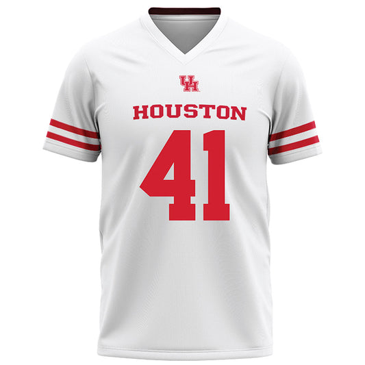 Houston - NCAA Football : Zavian Tibbs - White Football Jersey-0
