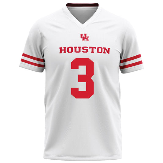 Houston - NCAA Football : JD Rhym - White Football Jersey-0