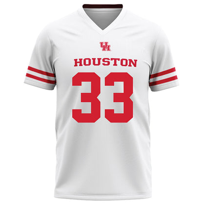 Houston - NCAA Football : Johnsley Barbas - White Football Jersey-0