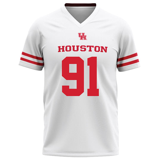Houston - NCAA Football : Liam Dougherty - White Football Jersey-0