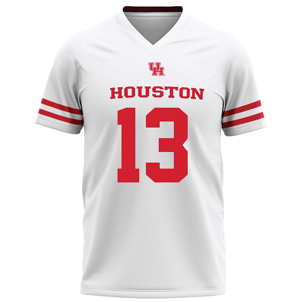 Houston - NCAA Football : Jayden York - White Football Jersey-0