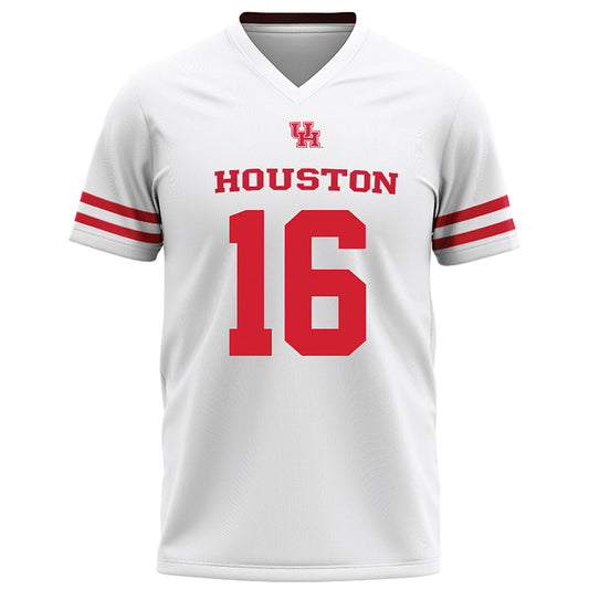 Houston - NCAA Football : Jayshon Ridgle - White Football Jersey-0