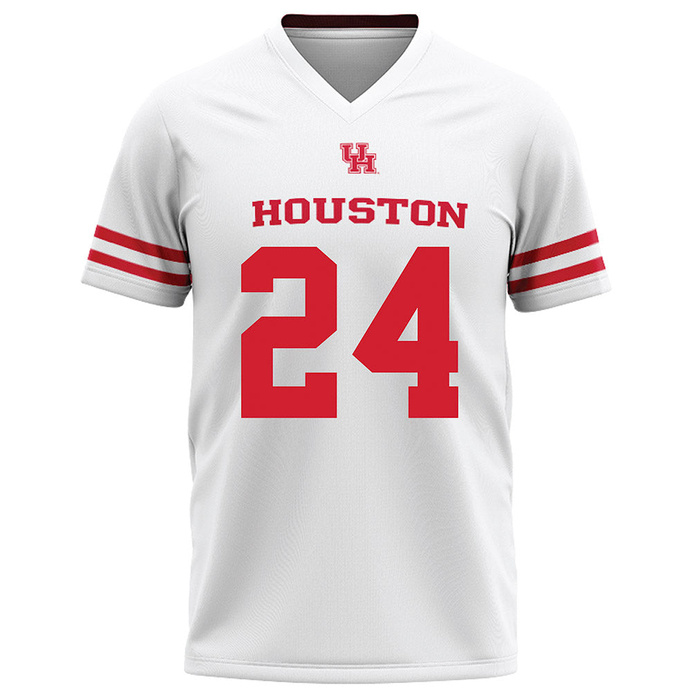 Houston - NCAA Football : Zac Yoakam - White Football Jersey-0