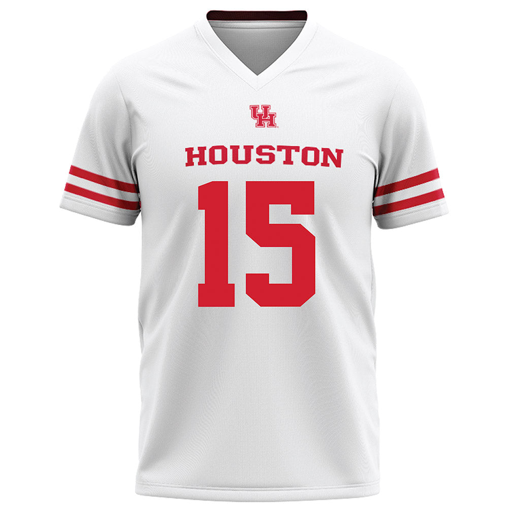 Houston - NCAA Football : Will James - White Football Jersey-0