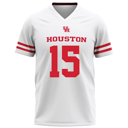 Houston - NCAA Football : Will James - White Football Jersey-0