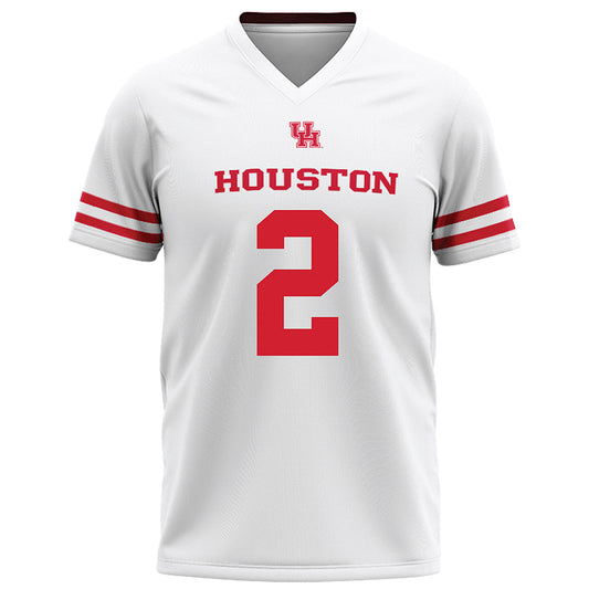 Houston - NCAA Football : Zeon Chriss-Gremillion - White Football Jersey-0