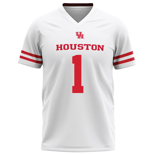 Houston - NCAA Football : Latrell McCutchin Sr. - White Football Jersey-0