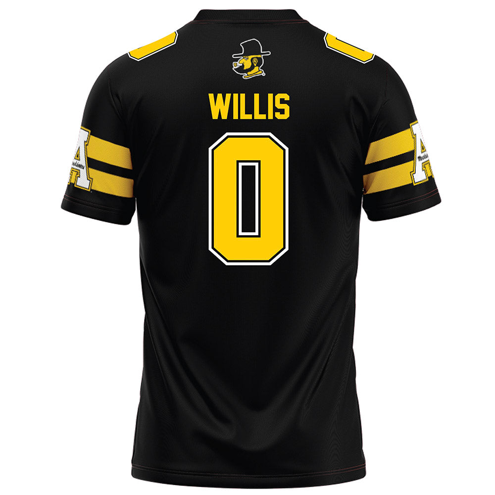 App State - NCAA Football : Jaelin Willis - Football Jersey-1