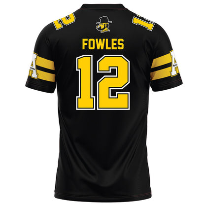 App State - NCAA Football : William Fowles - Football Jersey-1