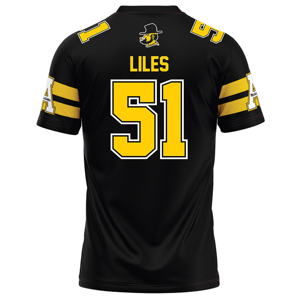 App State - NCAA Football : Kj Liles - Football Jersey-1