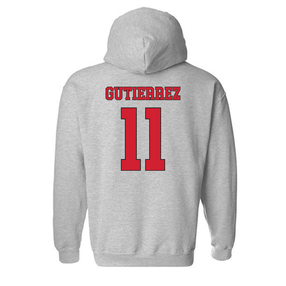 Fairfield - NCAA Softball : Martina Gutierrez - Classic Fashion Shersey Hooded Sweatshirt-1