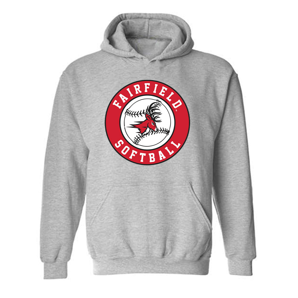 Fairfield - NCAA Softball : Caroline Walls - Classic Fashion Shersey Hooded Sweatshirt-0