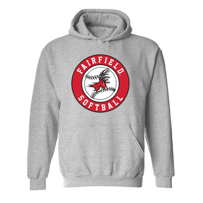 Fairfield - NCAA Softball : Caroline Walls - Classic Fashion Shersey Hooded Sweatshirt-0