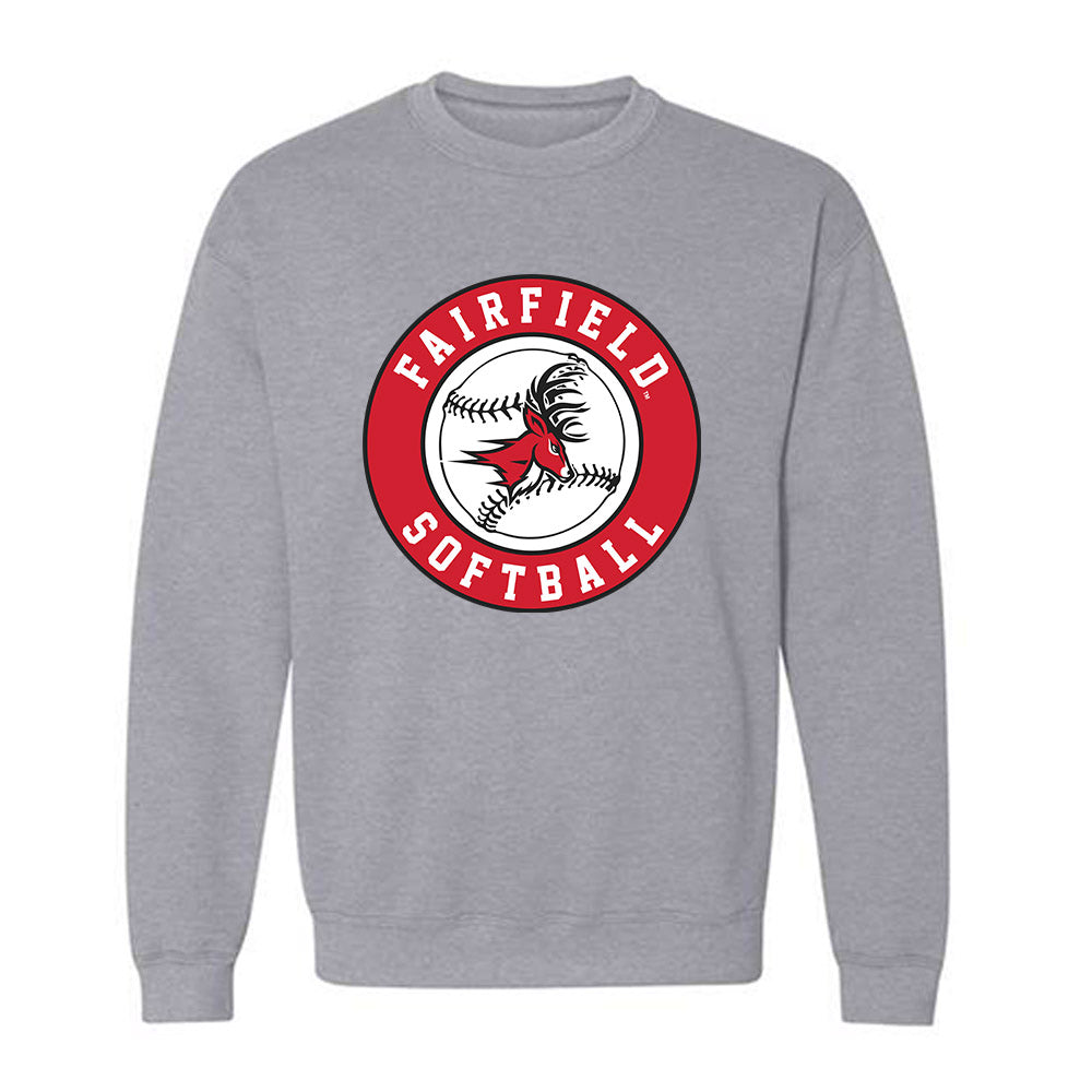 Fairfield - NCAA Softball : Caroline Walls - Classic Fashion Shersey Crewneck Sweatshirt-0