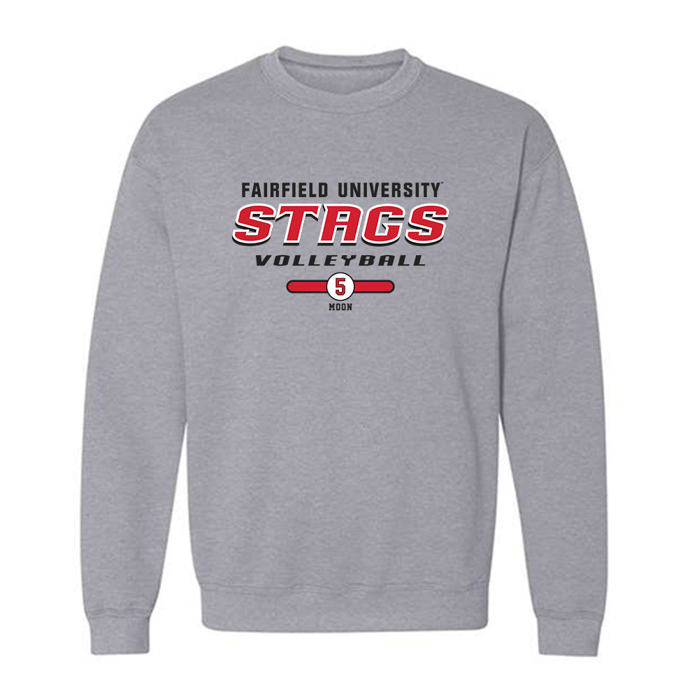 Fairfield - NCAA Women's Volleyball : Delaney Moon - Classic Fashion Shersey Crewneck Sweatshirt