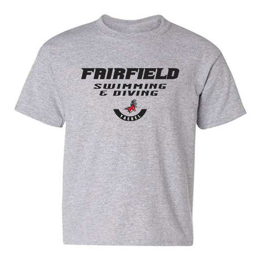 Fairfield - NCAA Men's Swimming & Diving : Thomas Yaegel - Classic Fashion Shersey Youth T-Shirt-0