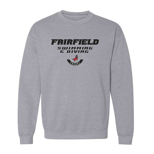 Fairfield - NCAA Men's Swimming & Diving : Thomas Yaegel - Classic Fashion Shersey Crewneck Sweatshirt-0