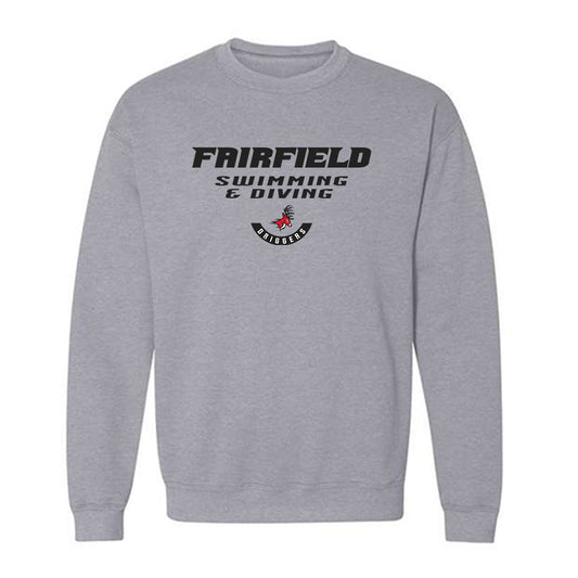 Fairfield - NCAA Men's Swimming & Diving : Colton Driggers - Classic Fashion Shersey Crewneck Sweatshirt-0
