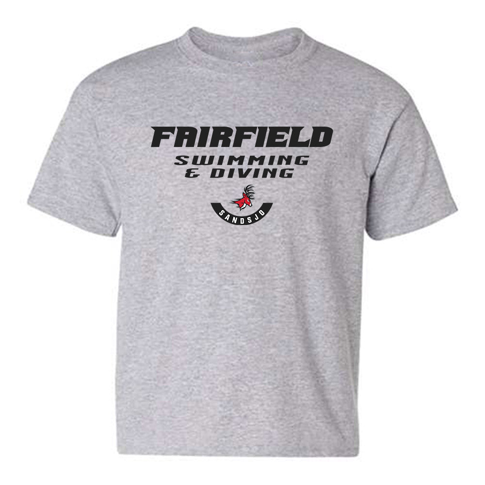 Fairfield - NCAA Women's Swimming & Diving : Tone Sandsjo - Classic Fashion Shersey Youth T-Shirt-0