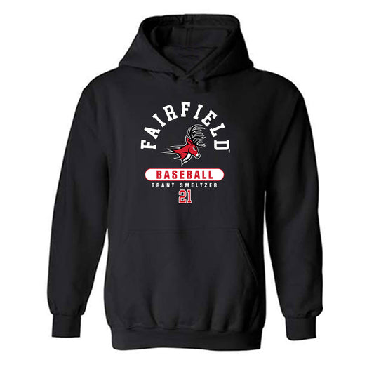 Fairfield - NCAA Baseball : Grant Smeltzer - Classic Fashion Shersey Hooded Sweatshirt