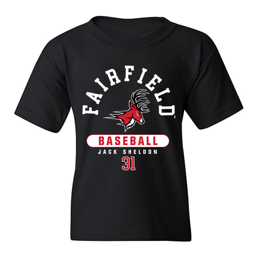 Fairfield - NCAA Baseball : Jack Sheldon - Classic Fashion Shersey Youth T-Shirt-0