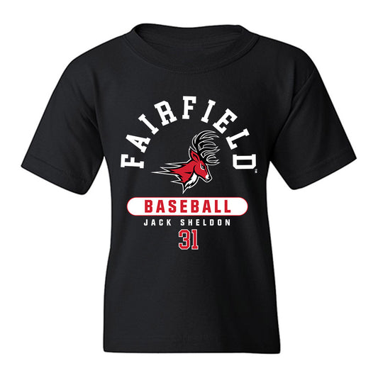 Fairfield - NCAA Baseball : Jack Sheldon - Classic Fashion Shersey Youth T-Shirt-0