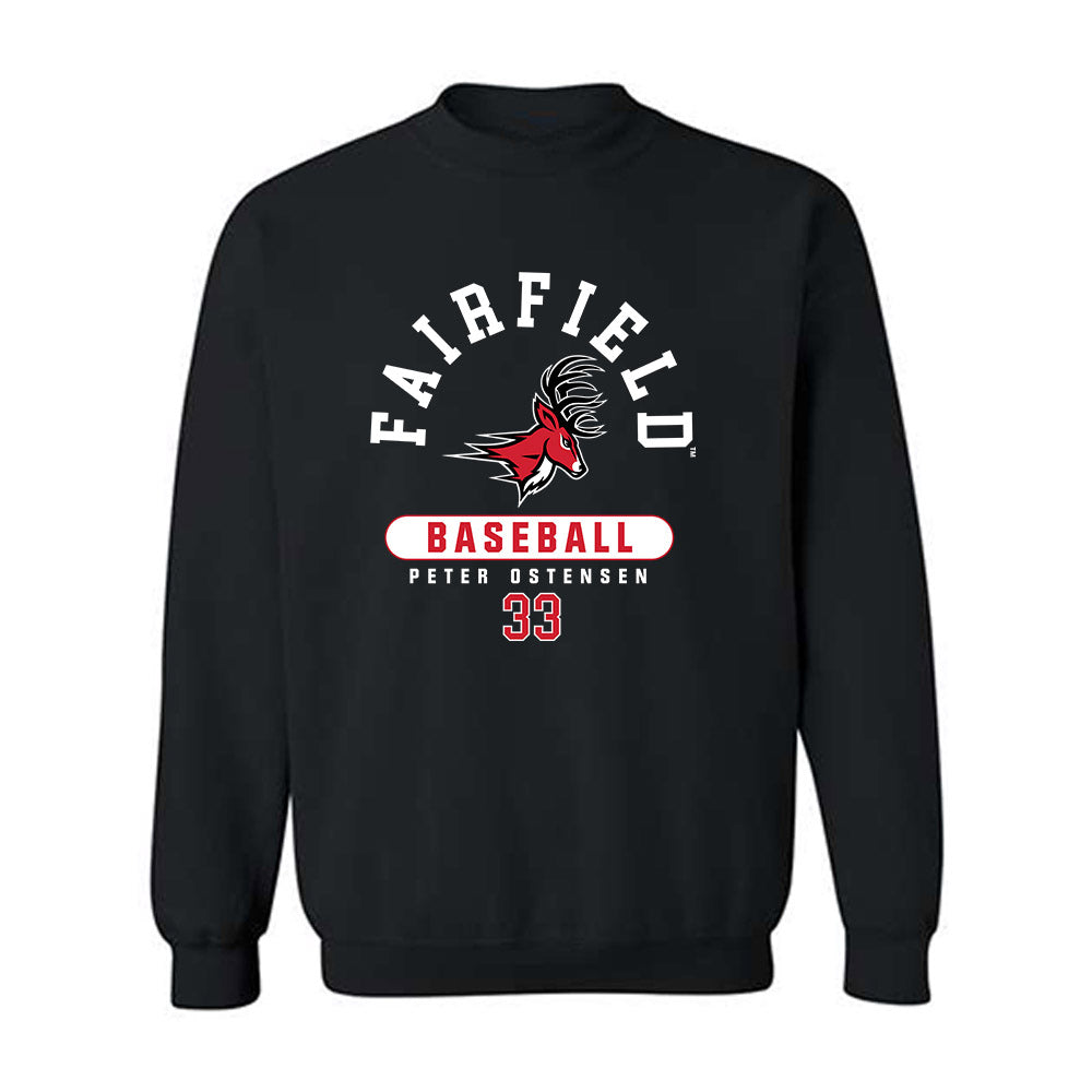 Fairfield - NCAA Baseball : Peter Ostensen - Classic Fashion Shersey Crewneck Sweatshirt