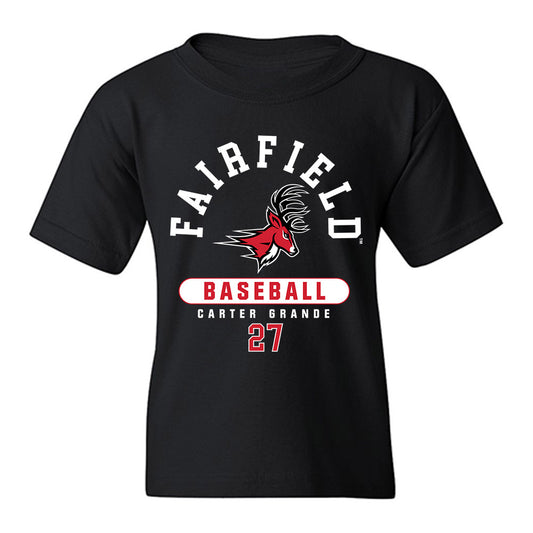 Fairfield - NCAA Baseball : Carter Grande - Classic Fashion Shersey Youth T-Shirt-0