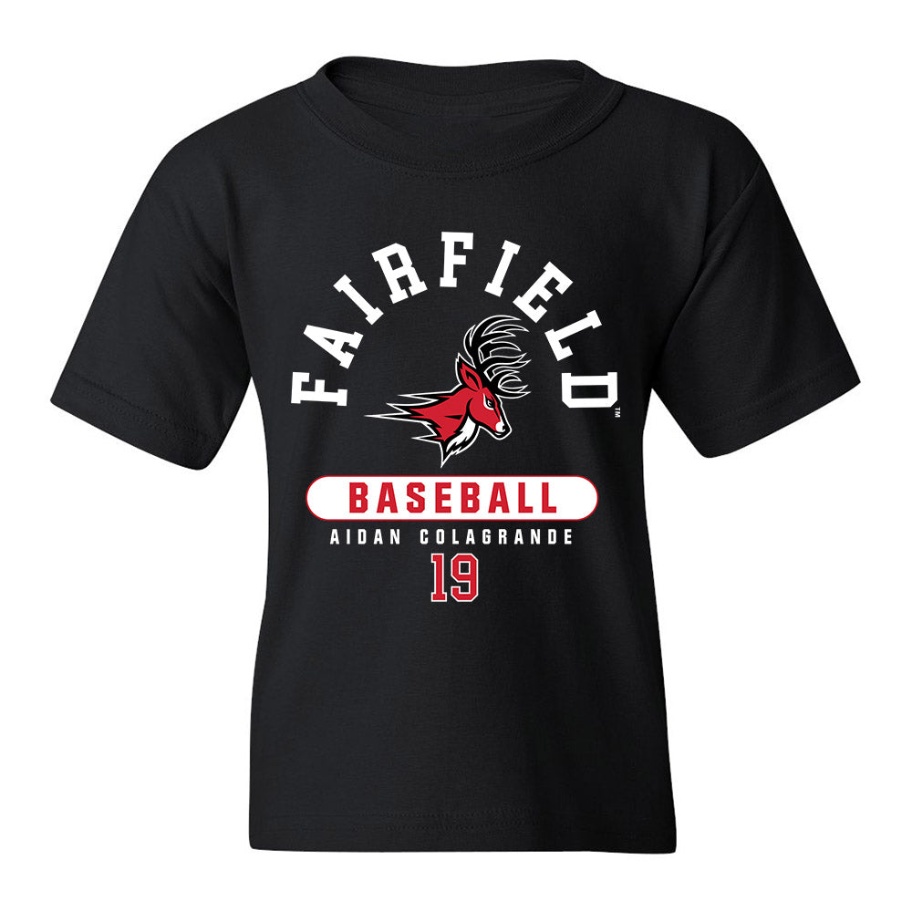 Fairfield - NCAA Baseball : Aidan Colagrande - Classic Fashion Shersey Youth T-Shirt