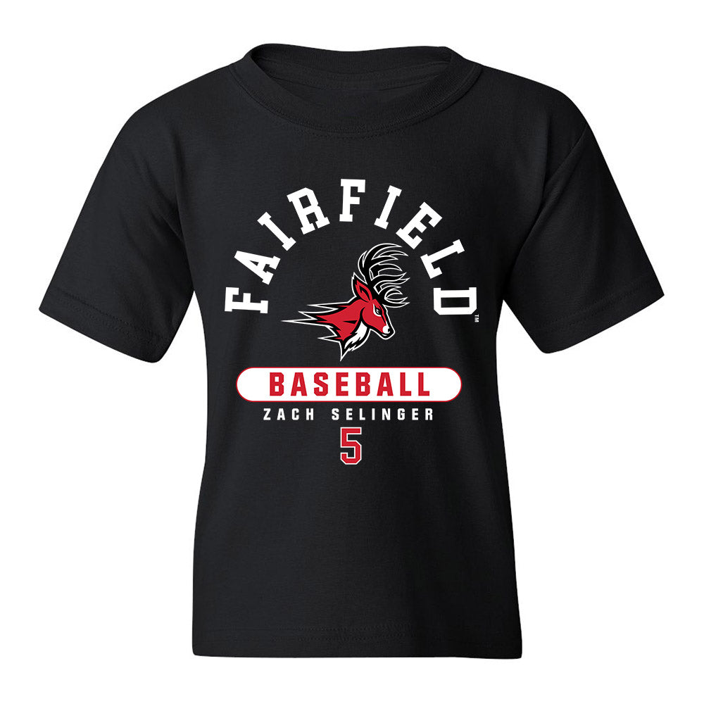 Fairfield - NCAA Baseball : Zach Selinger - Classic Fashion Shersey Youth T-Shirt