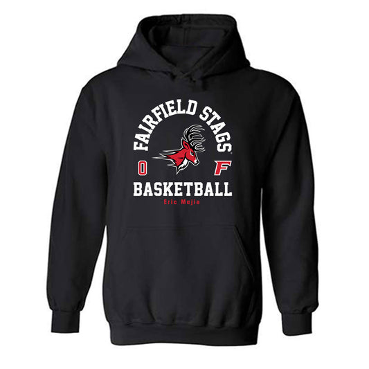 Fairfield - NCAA Men's Basketball : Eric Mejia - Classic Fashion Shersey Hooded Sweatshirt-0