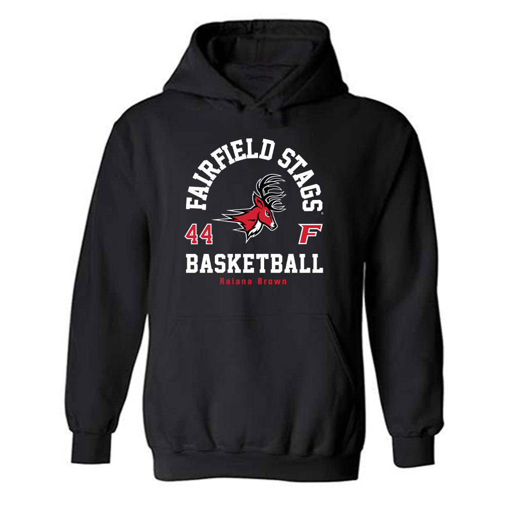 Fairfield - NCAA Women's Basketball : Raiana Brown - Classic Fashion Shersey Hooded Sweatshirt