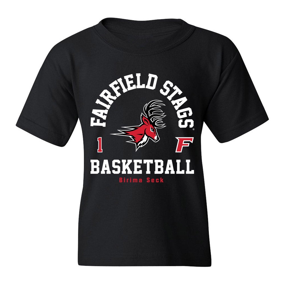 Fairfield - NCAA Men's Basketball : Birima Seck - Classic Fashion Shersey Youth T-Shirt