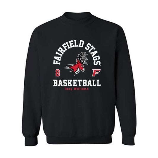 Fairfield - NCAA Men's Basketball : Tony Williams - Classic Fashion Shersey Crewneck Sweatshirt-0