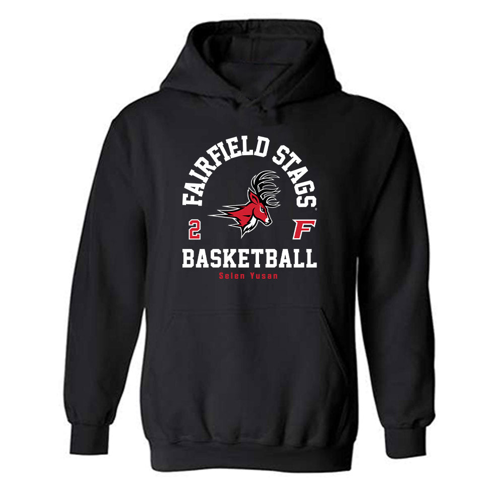 Fairfield - NCAA Women's Basketball : Selen Yusan - Classic Fashion Shersey Hooded Sweatshirt-0