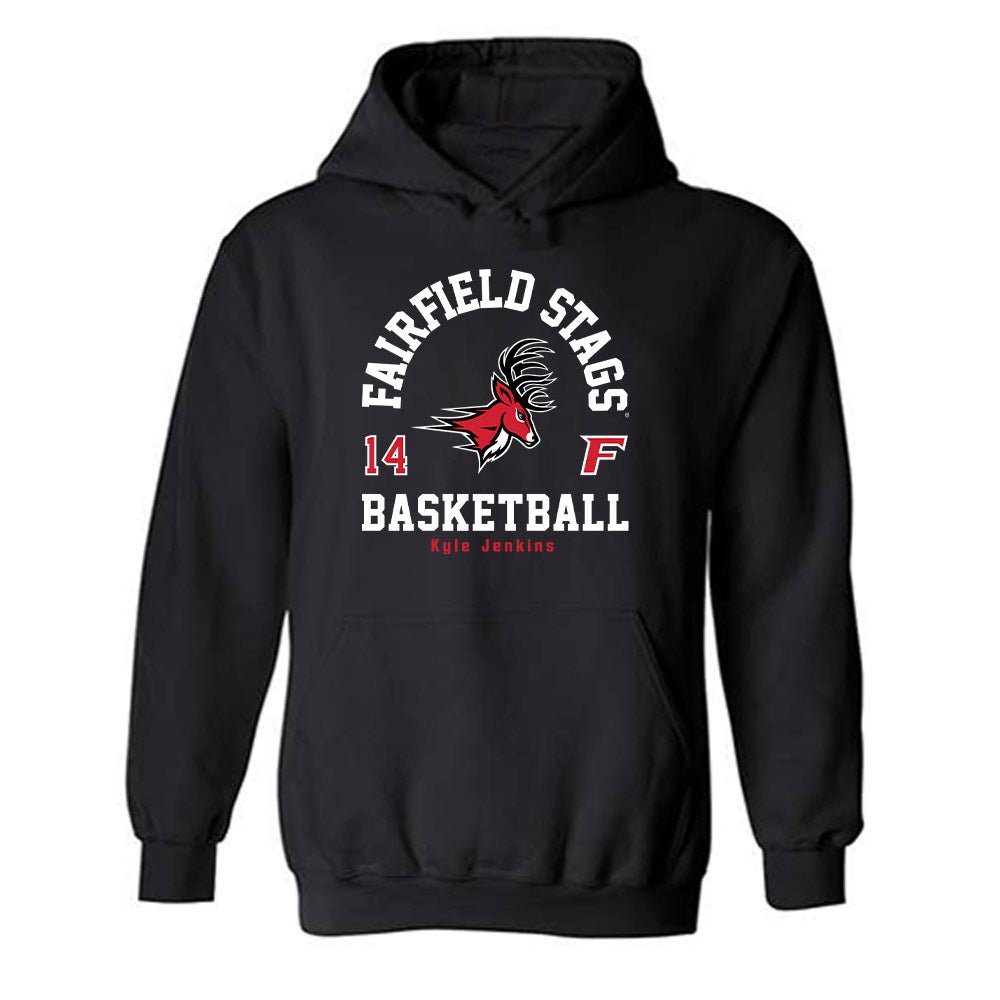 Fairfield - NCAA Men's Basketball : Kyle Jenkins - Classic Fashion Shersey Hooded Sweatshirt