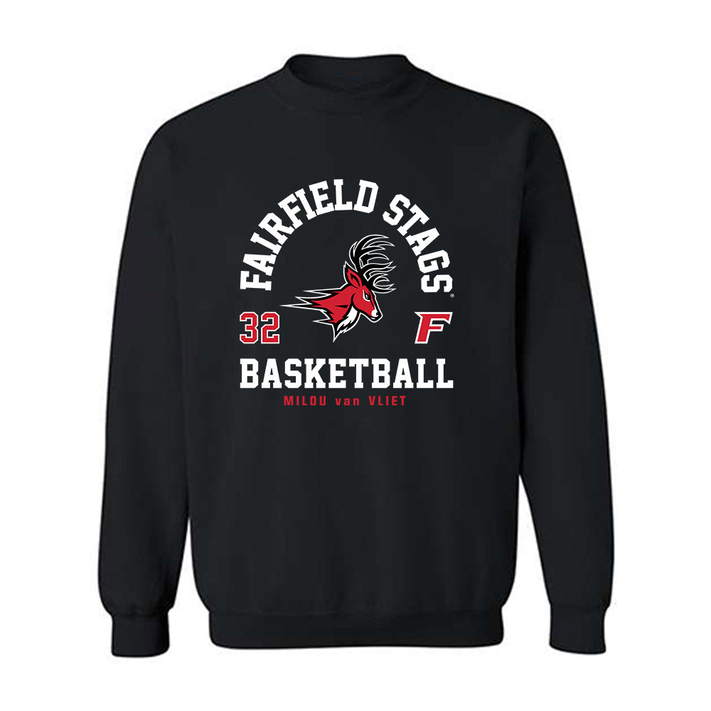 Fairfield - NCAA Women's Basketball : Milou van Vliet - Classic Fashion Shersey Crewneck Sweatshirt-0