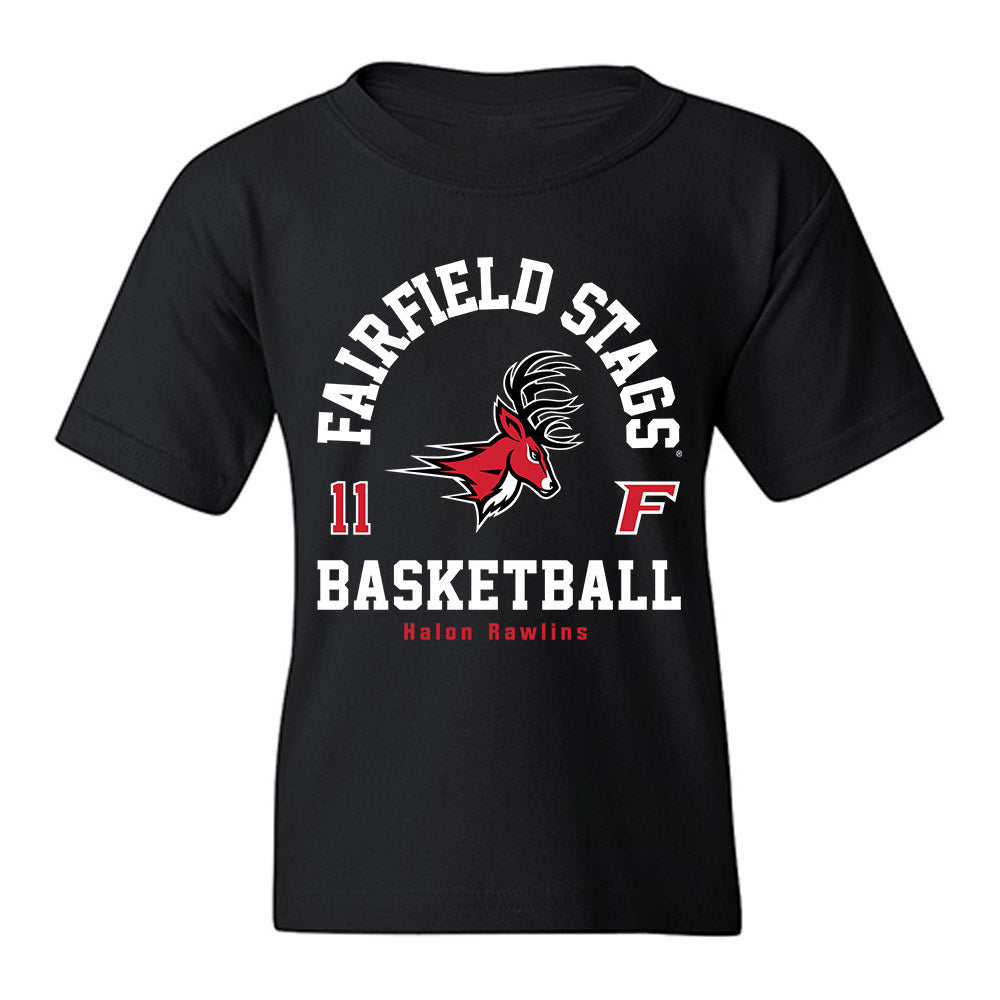 Fairfield - NCAA Men's Basketball : Halon Rawlins - Classic Fashion Shersey Youth T-Shirt-0
